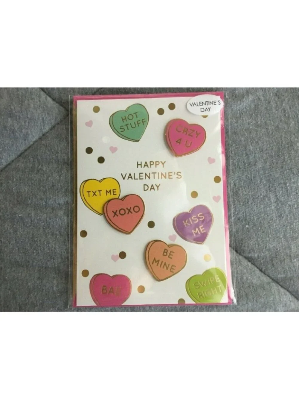 Valentine Day Cards  Molly & Rex Lady Jayne Blue Ink New In Package lot of 5